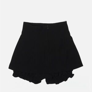 J Brand Black Ruffled Skirt